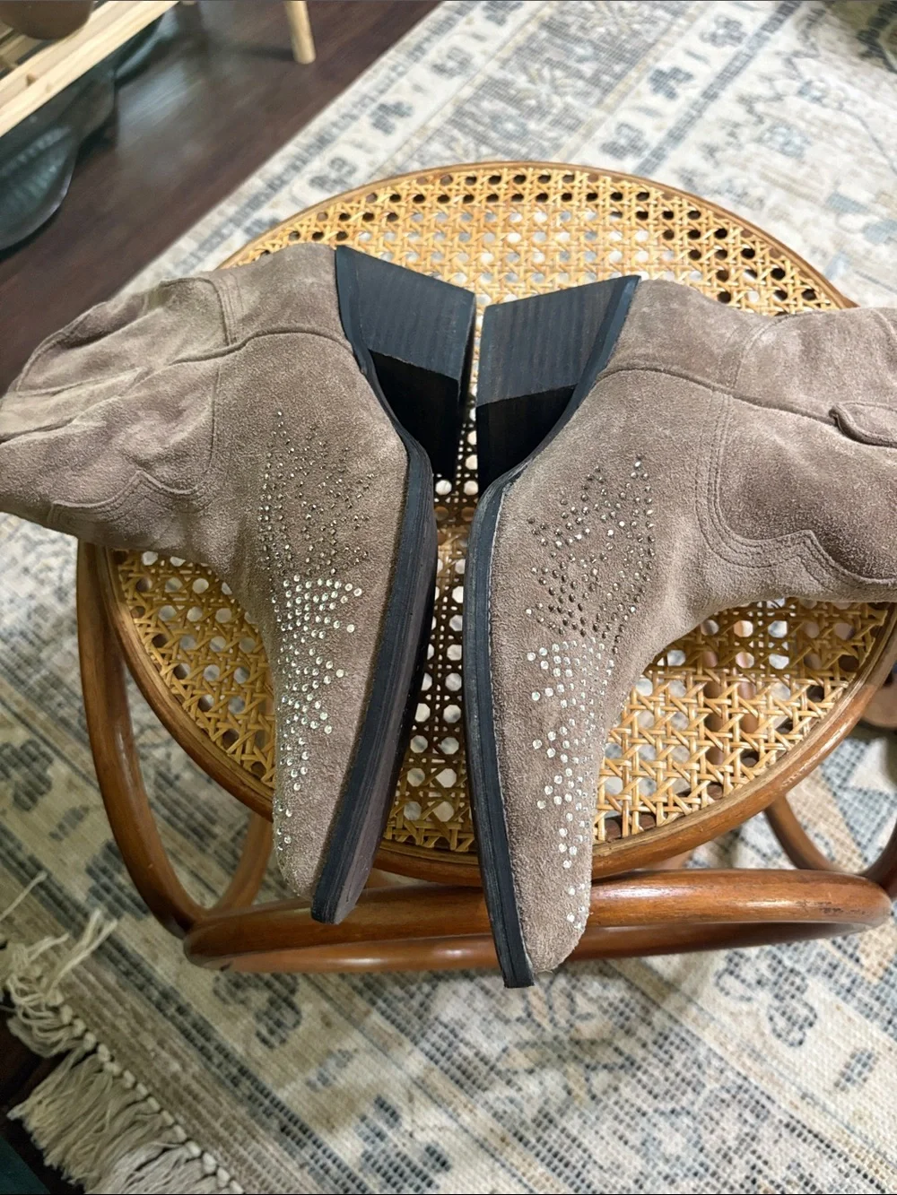 Reba suede ankle  boots. Size 10